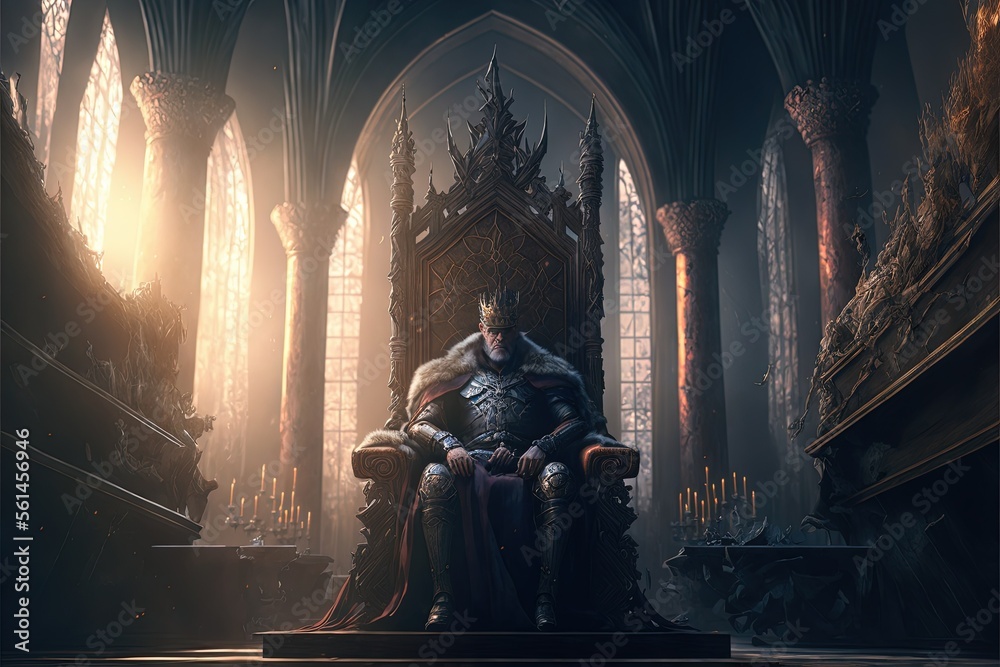 Batman Is Sitting On Throne Batman, HD wallpaper