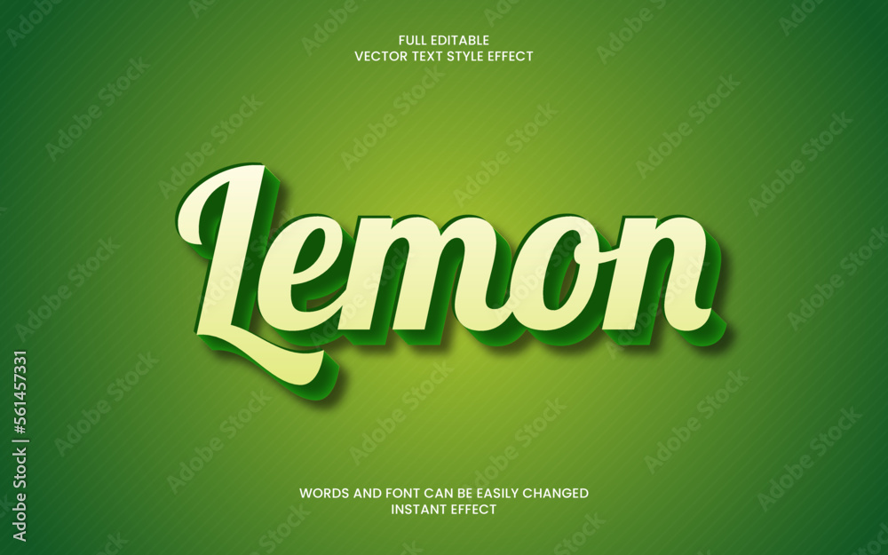 Lemon Text Effect Lemon Text Effect