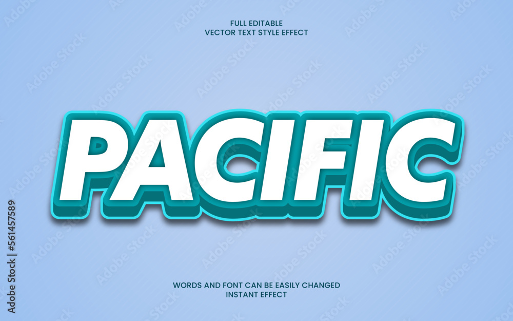 Pacific Text Effect