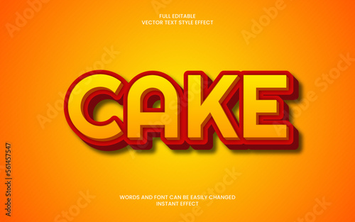Cake Text Effect