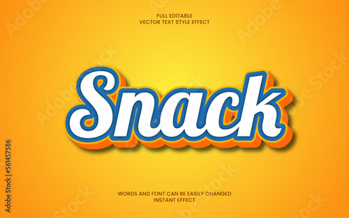 Snack Text Effect