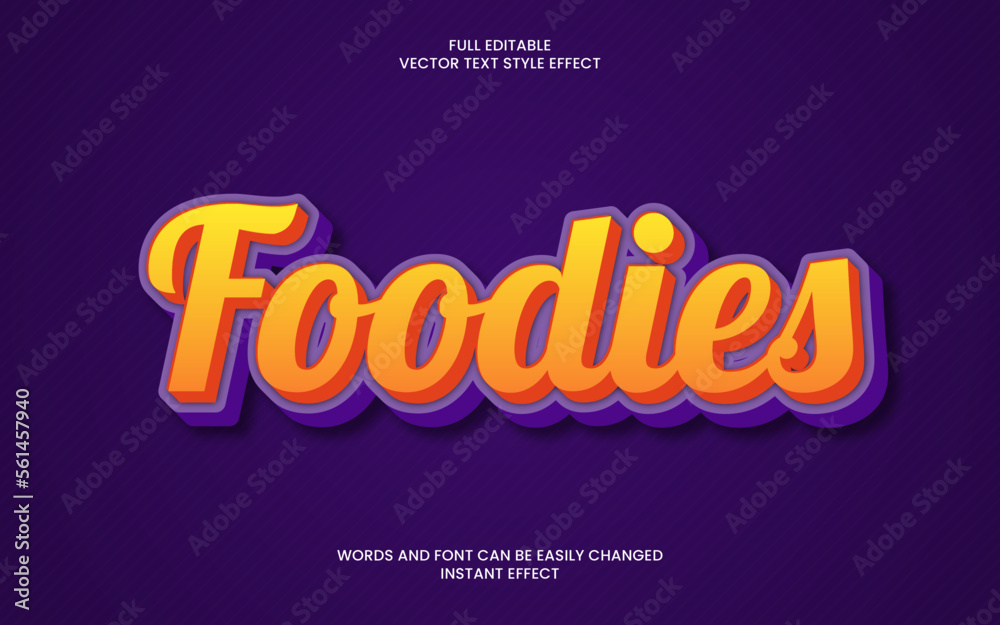 Foodies Text Effect