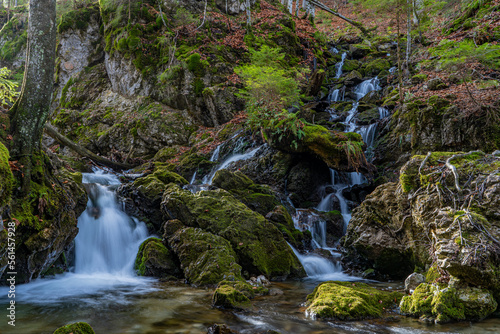 Die Josefsthaler Wasserfälle im herbstlichen Gewand