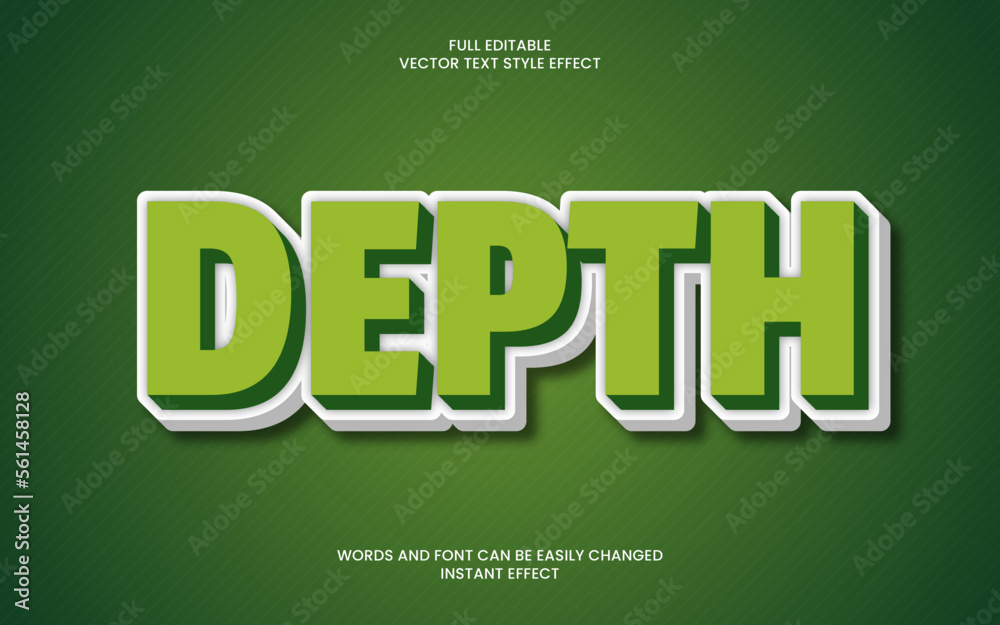 Depth Text Effect Depth Text Effect