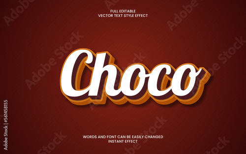 choco text effect
