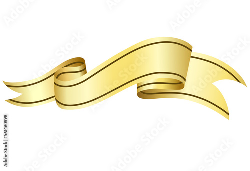 ribbon gold silver luxury photo