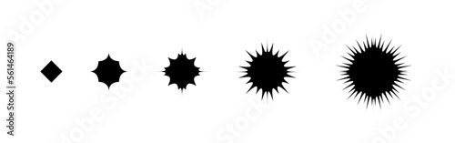 boom icon on white background