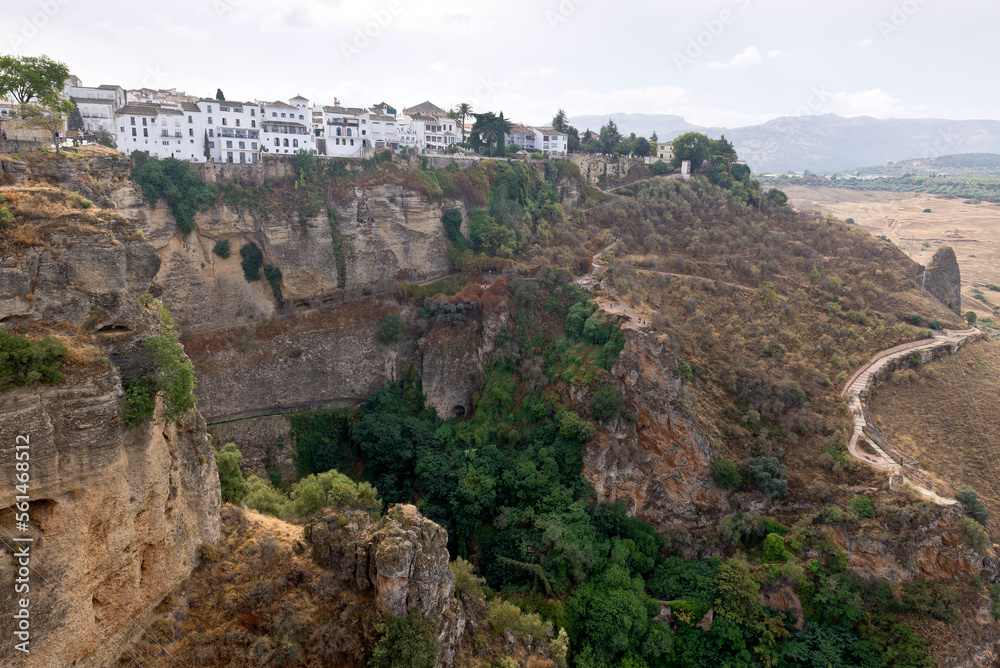 Ronda and its surrounding landscape, Andalusia, Spain