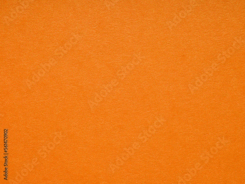 Metallized orange soft matt paper background. Blank page pattern of designer cardboard. Texture for making winter season Christmas festival card sheet, text, lettering, wall screen saver, 3d art work.