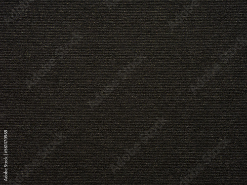 Horizontal striped dark brown metallized paper background. Blank of designer cardboard. Texture for making winter season Christmas festival card sheet, text, lettering, wall screen saver or art work.