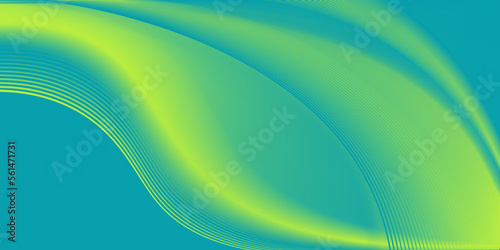 Abstract vector background with smooth color wave.