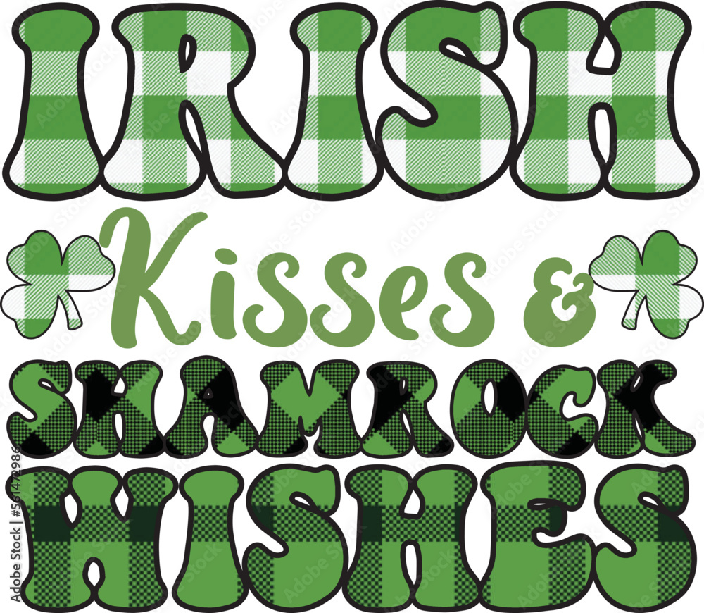 St. Patrick's day sublimation designs and graphics. Funny ST Patrick's Day T-Shirt Vectors for Print on Demand Business. 
