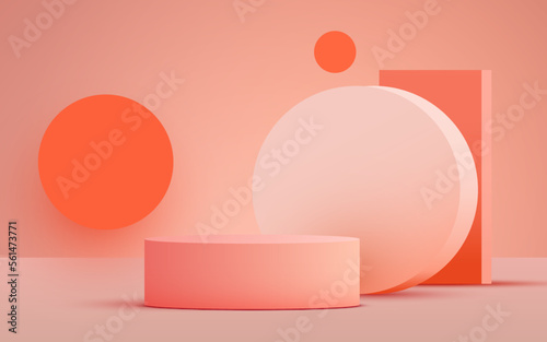 Abstract scene background. Product presentation, mock up, show cosmetic product, Podium, stage pedestal or platform.