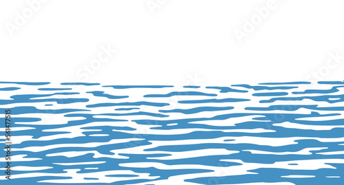 One-color background with light ripples on a still water surface