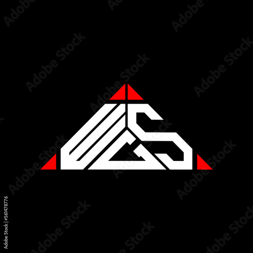 WGS letter logo creative design with vector graphic, WGS simple and modern logo. photo