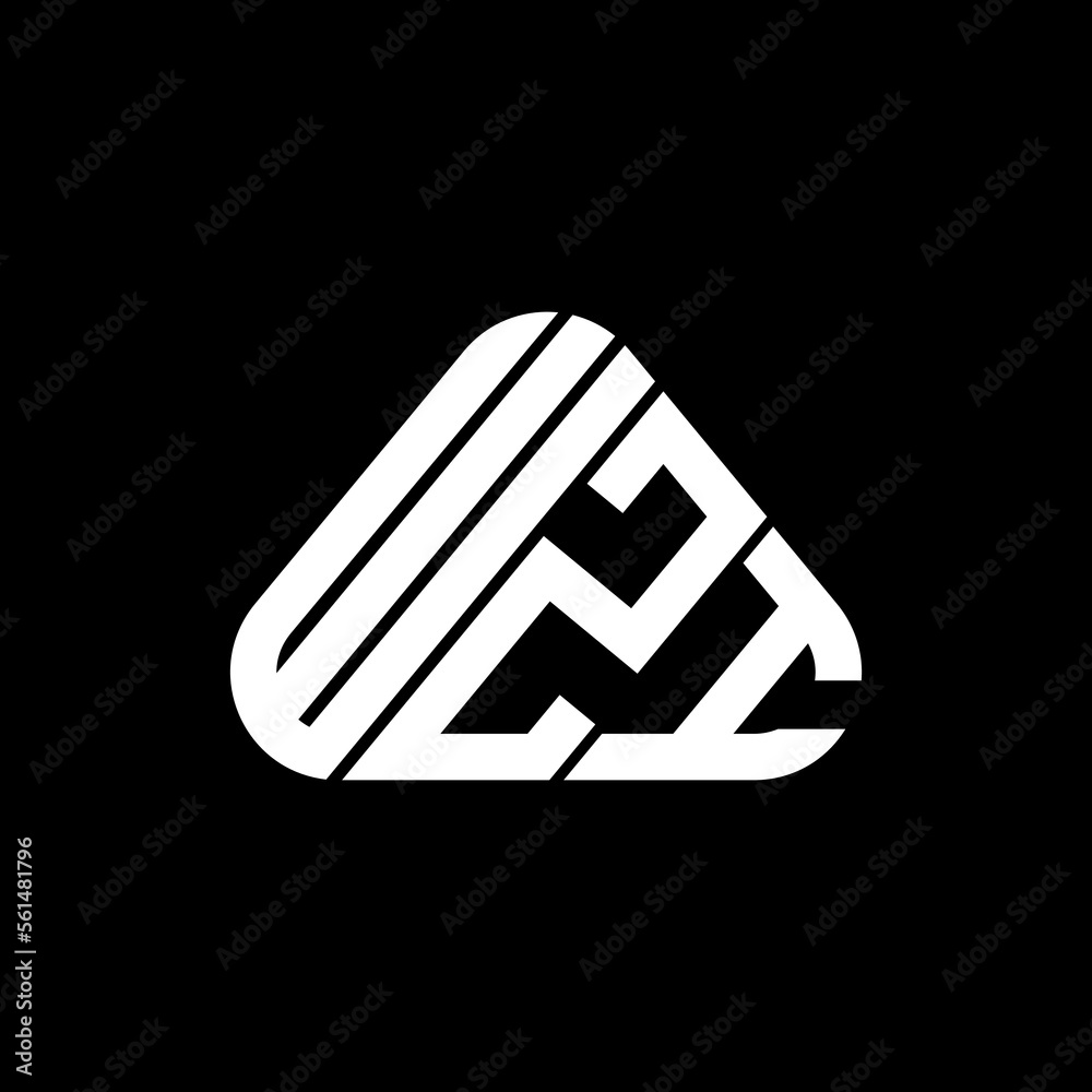 WZI letter logo creative design with vector graphic, WZI simple and modern logo. - obrazy, fototapety, plakaty 