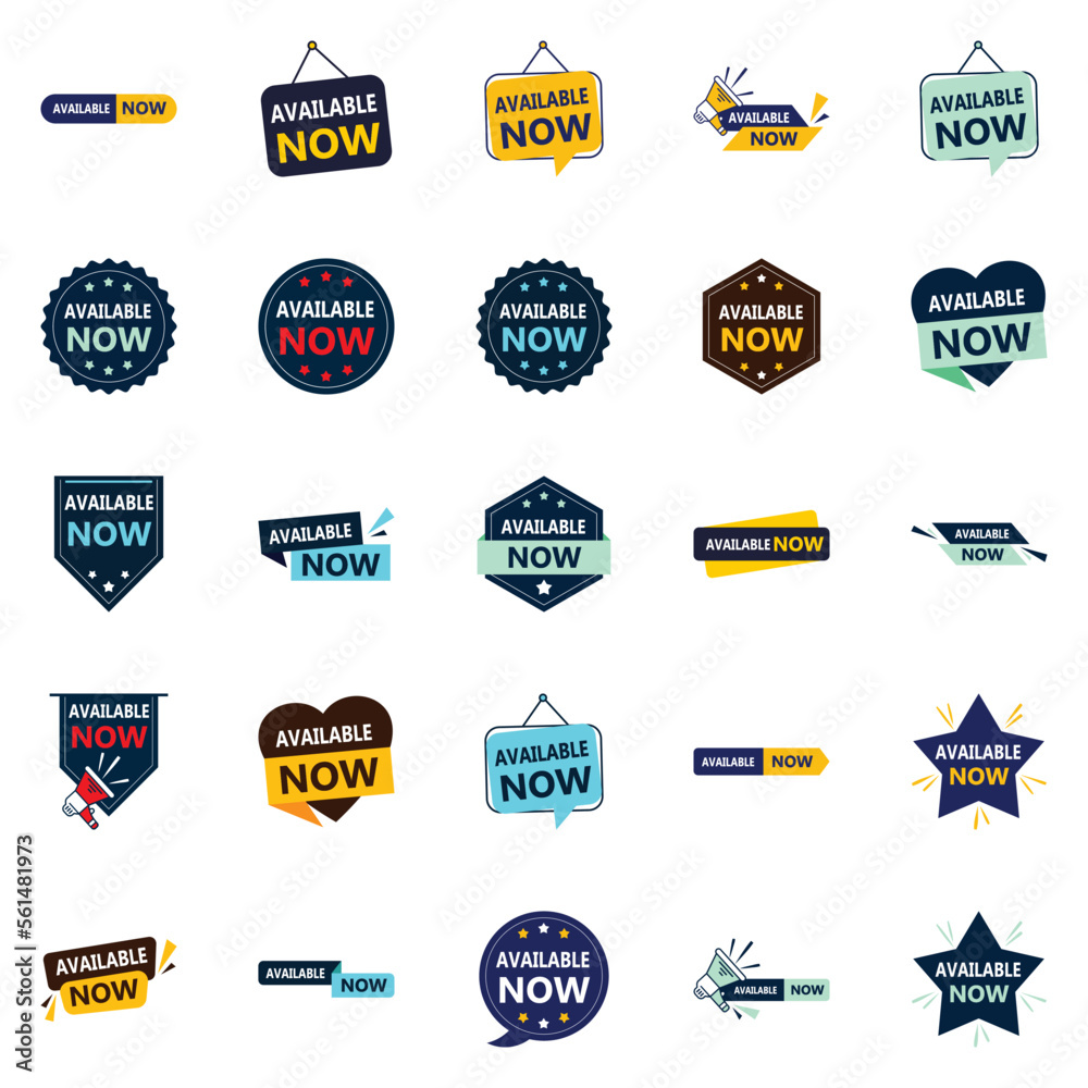 Available Now 25 Vector Banners for Extraordinary Branding Results