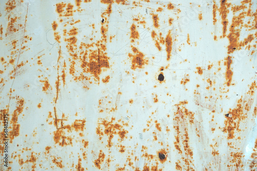 Old rusted iron signboard background