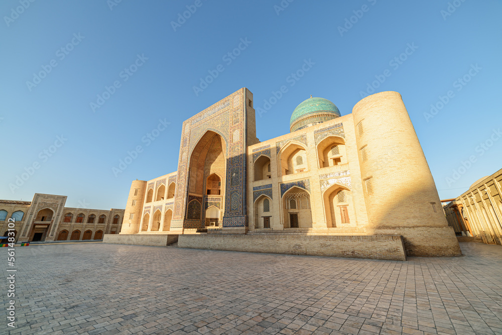 Fototapeta premium The Mir-i-Arab Madrasa at Po-i-Kalan complex in Bukhara
