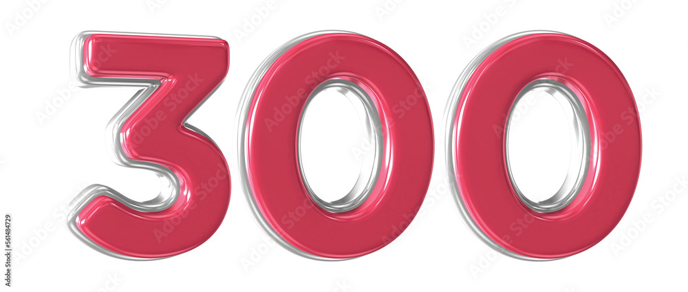 Number Red 3D Number Red 3D