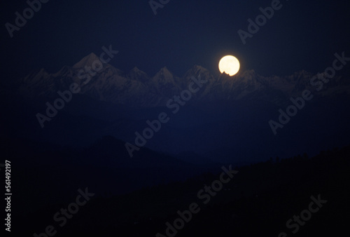 Himalayan moonrise