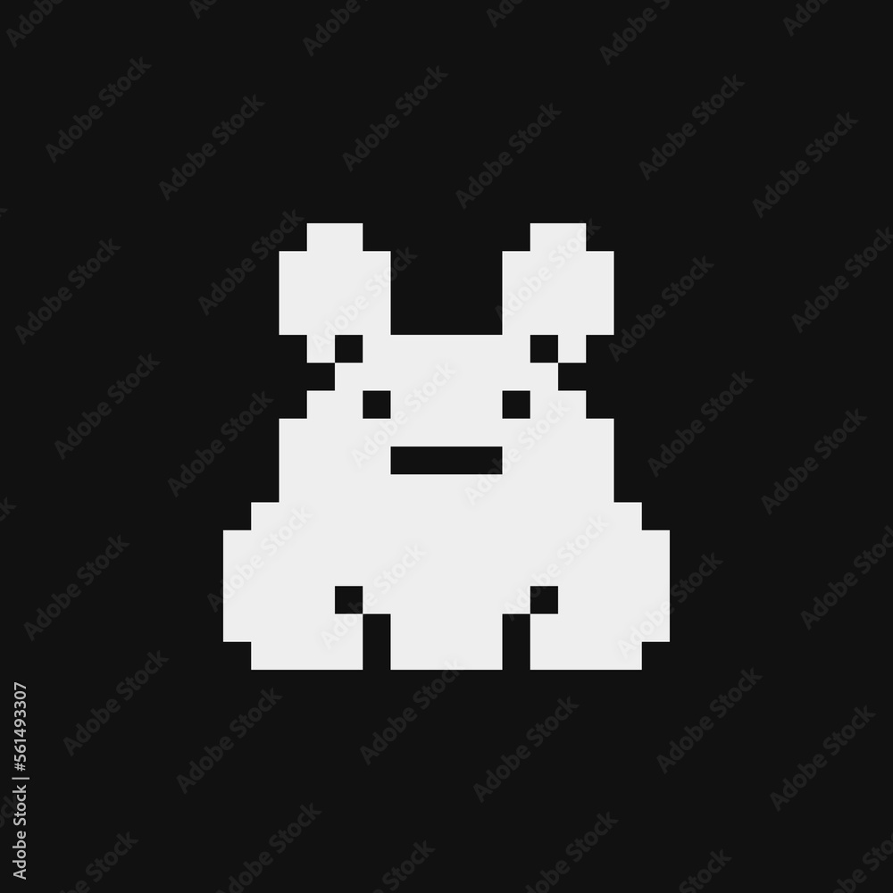 Animal emoji pixel art icon isolated vector illustration. Cute pet. Stickers design. Logo design template for pet shops, veterinary clinics and animal shelters homeless. Animal emoji pixel art icon isolated vector illustration. Cute pet. Stickers design. Logo design template for pet shops, veterinary clinics and animal shelters homeless.