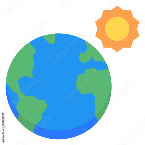 global warming illustration