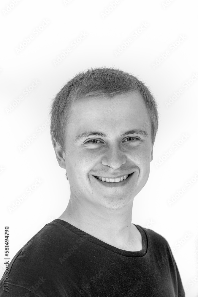 portrait of smiling handsome boy portrait of smiling handsome boy
