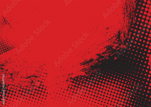 Glitch distorted grunge background . Noise destroyed texture . Trendy defect error shapes . grunge texture . Distressed effect .Vector shapes with a duo tone halftone dots screen print texture.