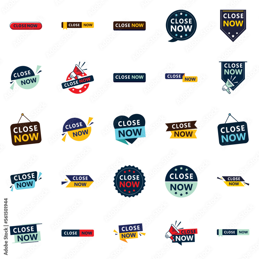 Last Chance to Close Text Banners Pack of 25