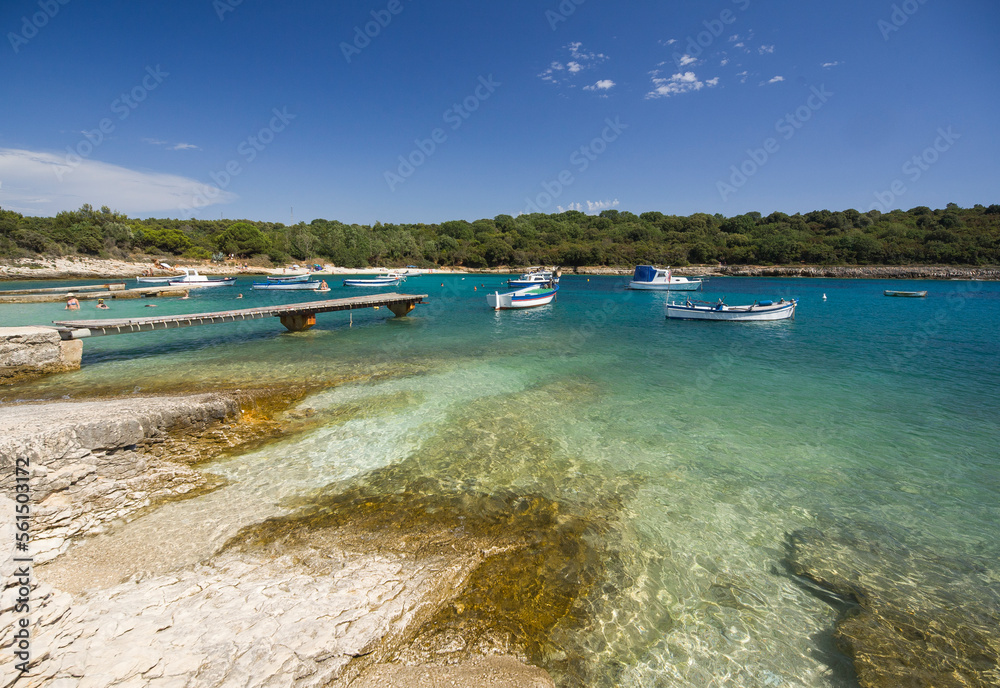 Obraz premium Uvala Polje Beach, Kamenjak, Croatia.