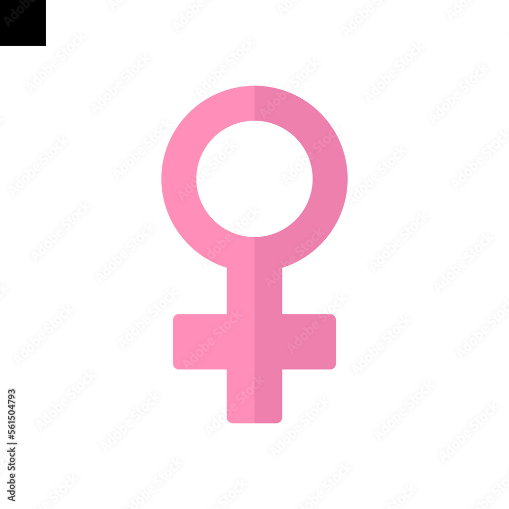 femenine icon logo flat style vector femenine icon logo flat style vector