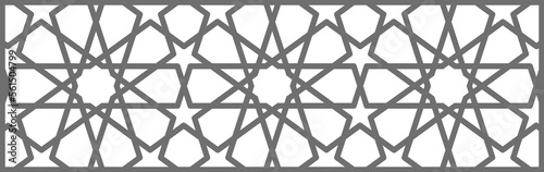 PNG Islamic decorative element. PNG illustration. Five-beam girih pattern. Girih pattern. Traditional Islamic Design. Mosque decoration element. Geometric decorative pattern. Vector decorative ornamen