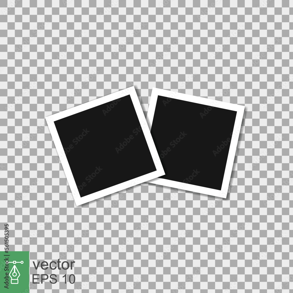 Set of square vector photo frames. Retro square photo frame template, old, vintage concept. Collage of realistic frames isolated on transparent background. Vector illustration design. EPS 10. Set of square vector photo frames. Retro square photo frame template, old, vintage concept. Collage of realistic frames isolated on transparent background. Vector illustration design. EPS 10.