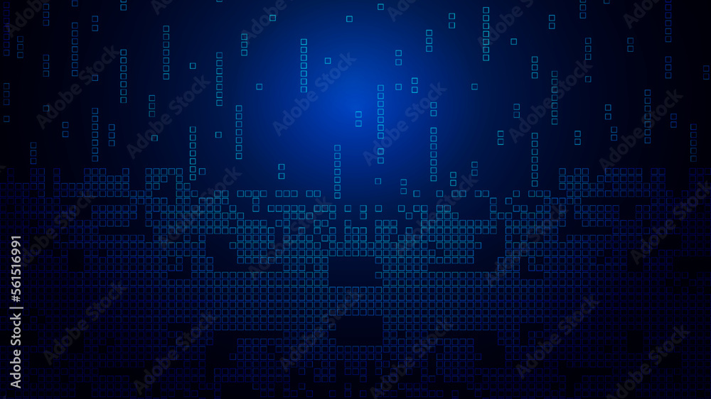 technology background with hi-tech digital data technology background with hi-tech digital data