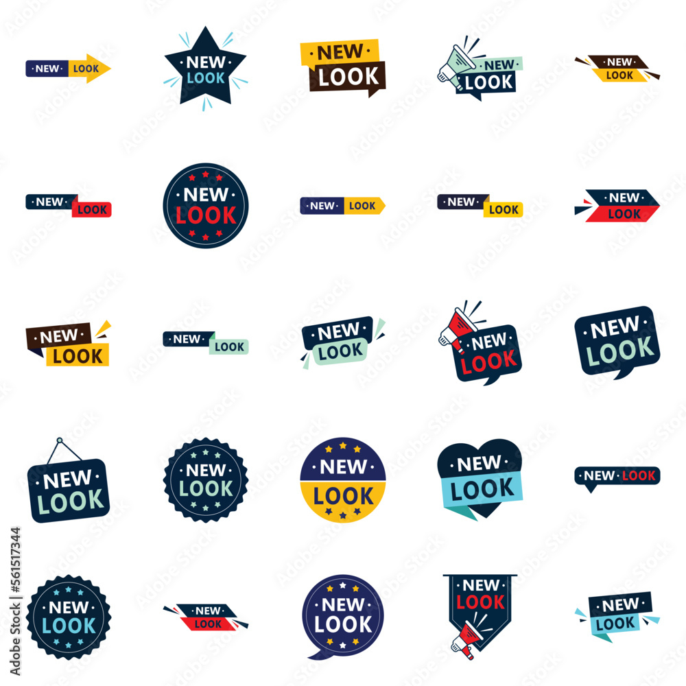 25 fresh vector elements for a modern and updated new look