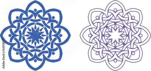 Celtic Knot Element of Celtic Ornament Vector