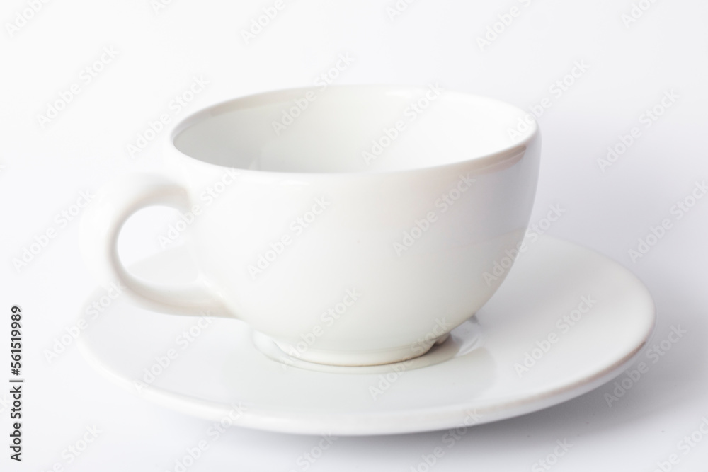 white cup on white