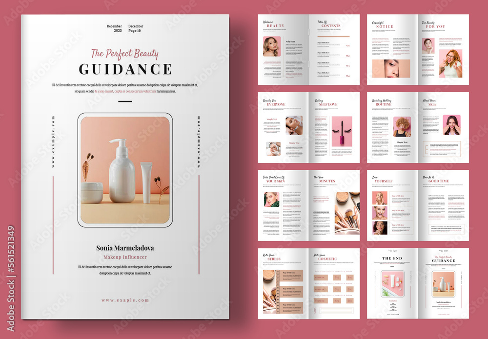 The Beauty Guidance Stock Template | Adobe Stock