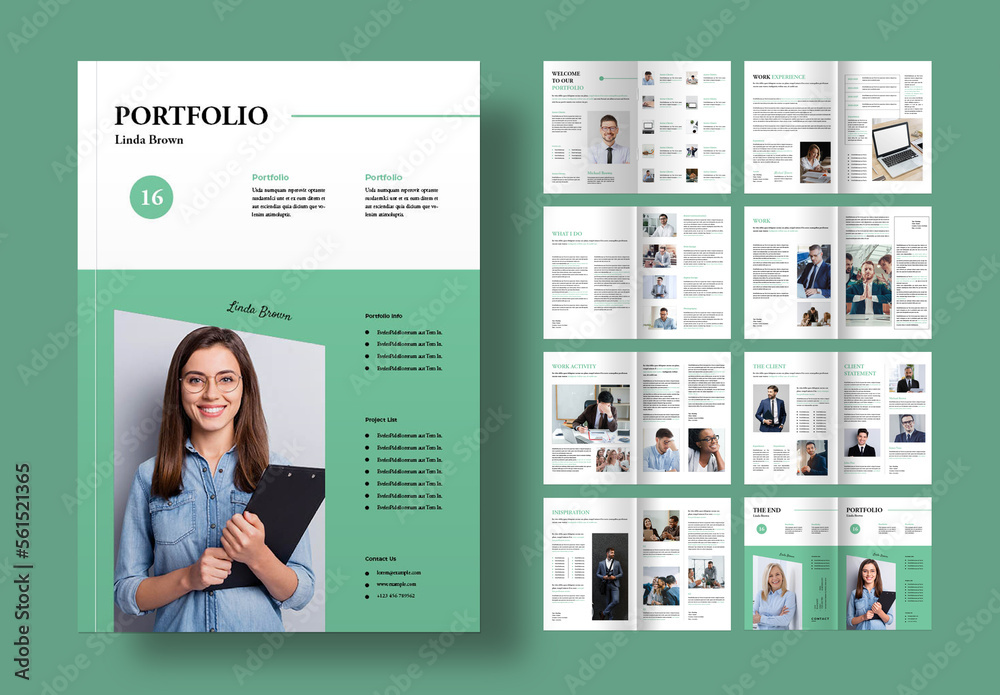 Portfolio Magazine Stock Template | Adobe Stock