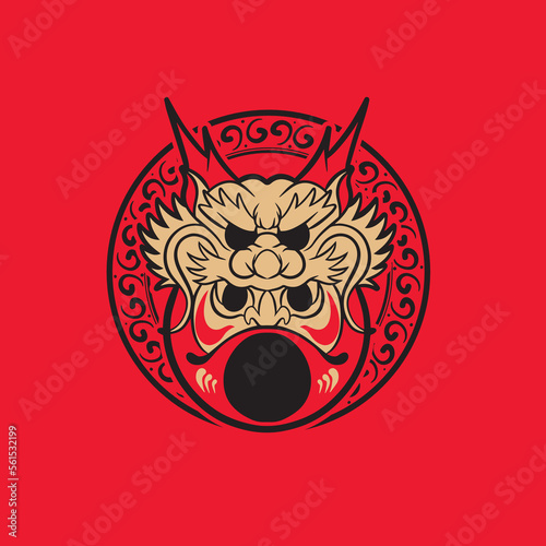 Premium Vector | Japanese festival cultural daruma