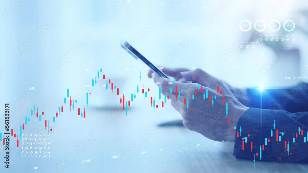 3D animation business finance data analytics, GDP Gross domestic product finance stock exchange index trading graph chart global market value economy financial planning enterprise company