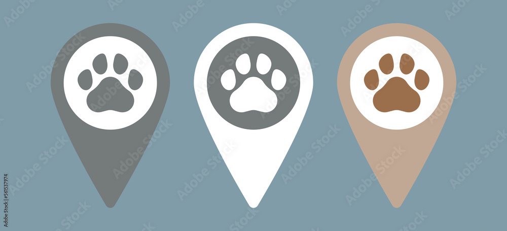 Vetor de Pet locator icon do Stock | Adobe Stock