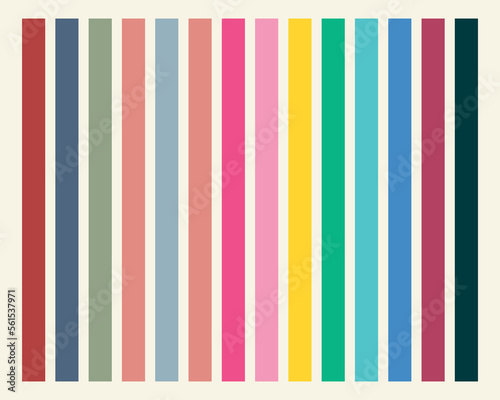 Colorful stripes, Stripe seamless pattern with multi colors vertical parallel stripes. elegant colorful background . Classic seasonal stripes.