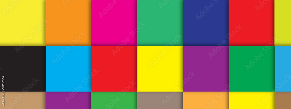Abstract colorful square cubes background and texture. Abstract different colors square pattern with dimensional cubes.