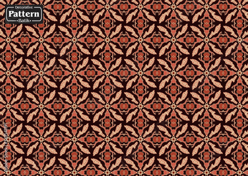 Editable decorative pattern 08 vector