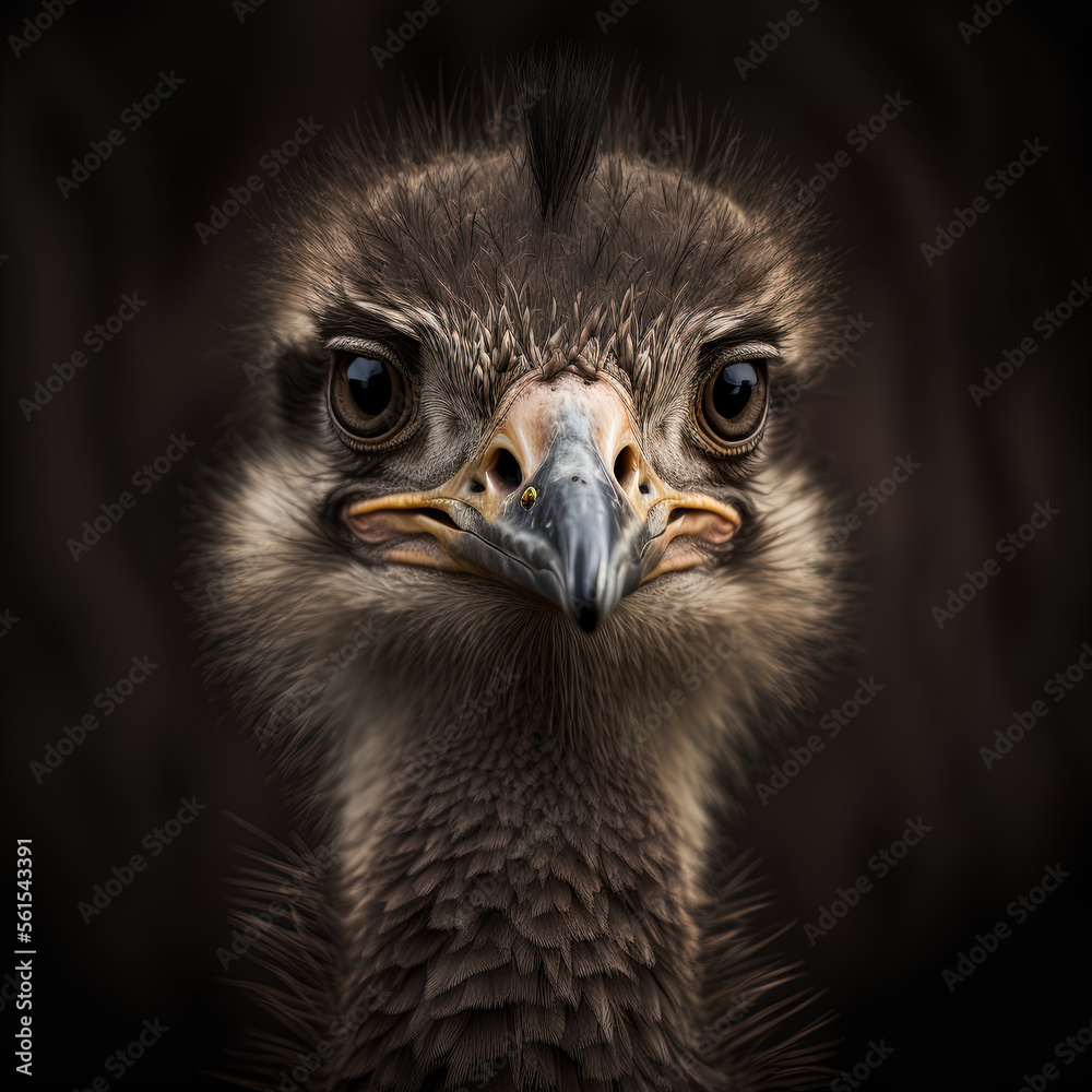 Fototapeta premium Ostrich Portrait