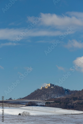 Buchlov Castle in winter, Czech Republic © Richard Semik