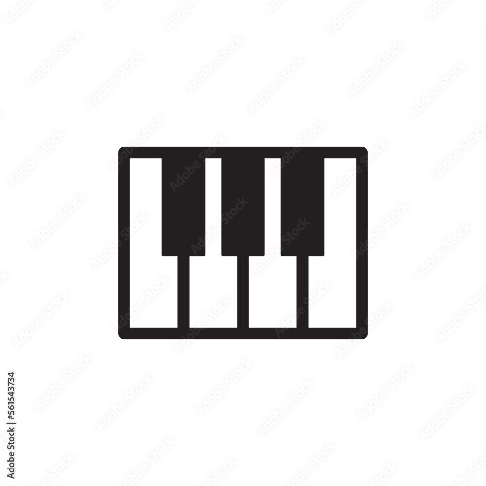 piano vector illustration
