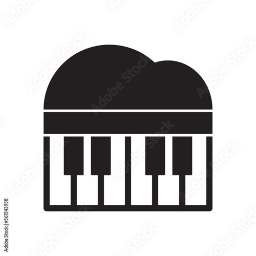 piano vector illustration